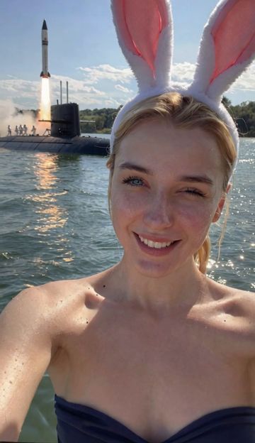 HJ at her photo – Vorher